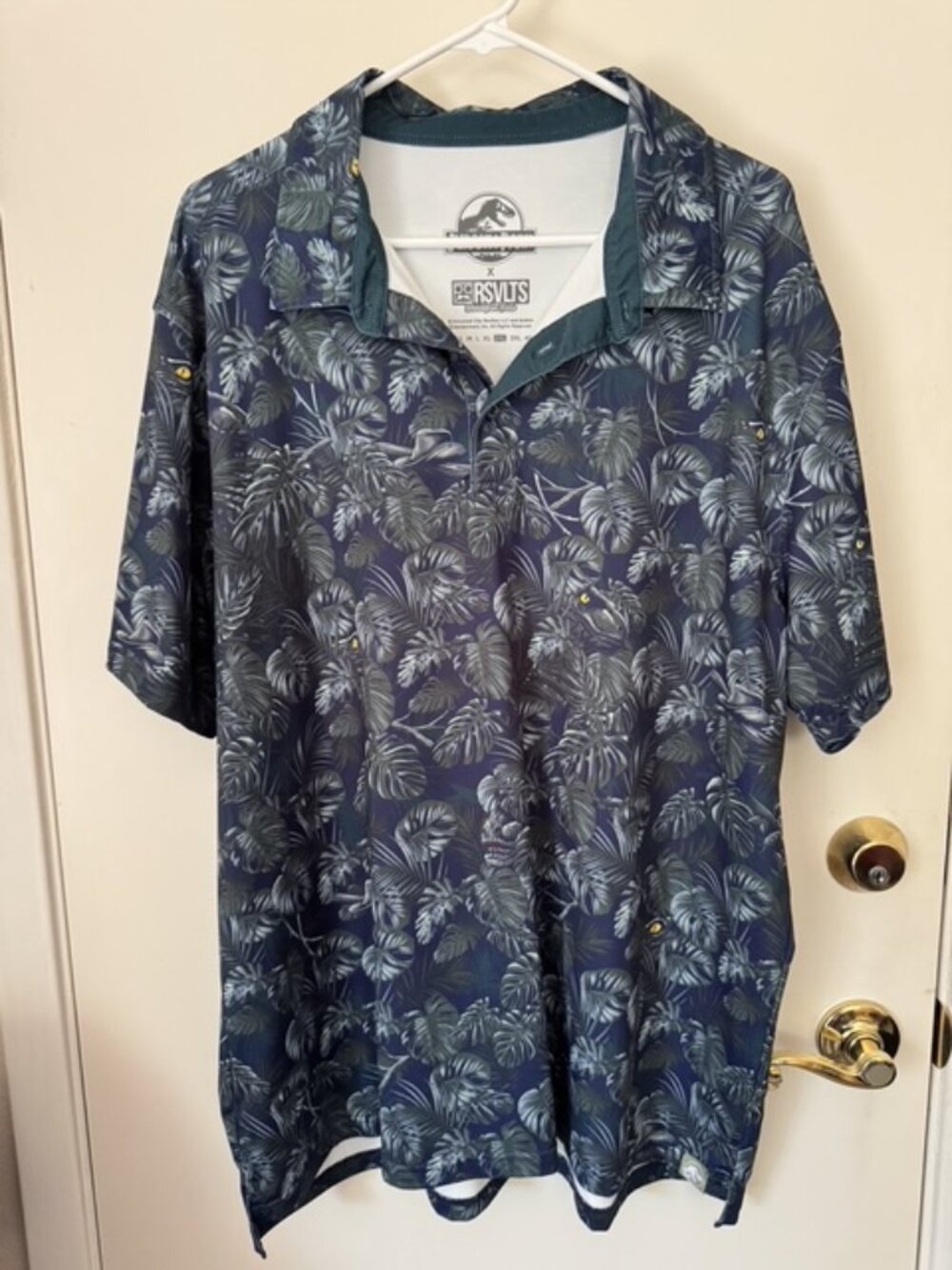 RSVLTS x Jurassic Park "Clever Girl" Men's 2XL Polo